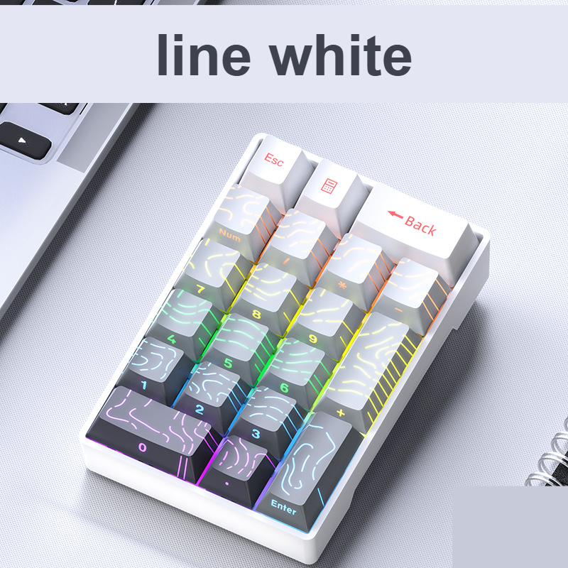 Gaming Keyboard Mini Mechanical - F20 20 Keys Pad Mechanical Numeric