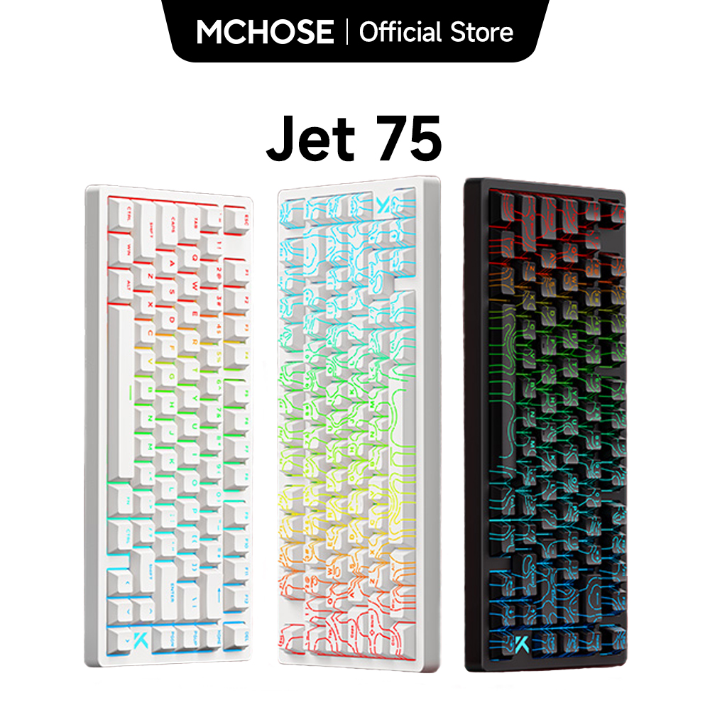 Gaming Keyboard Hot Swappable - MCHOSE Jet 75 Magnetic Switch Gaming