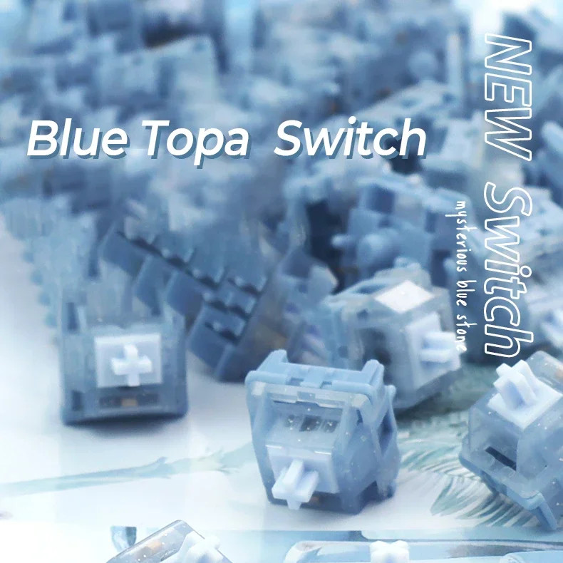 Gaming Keyboard Mini Mechanical - HMX Blue Topa Switch Linear Switch
