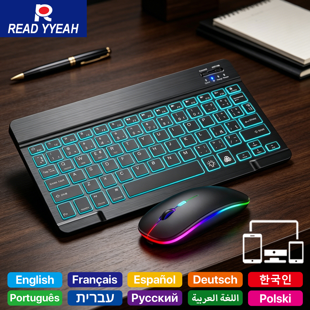 Gaming Keyboard Mini Mechanical - 2026 Backlight Bluetooth Keyboard Rechargeable With