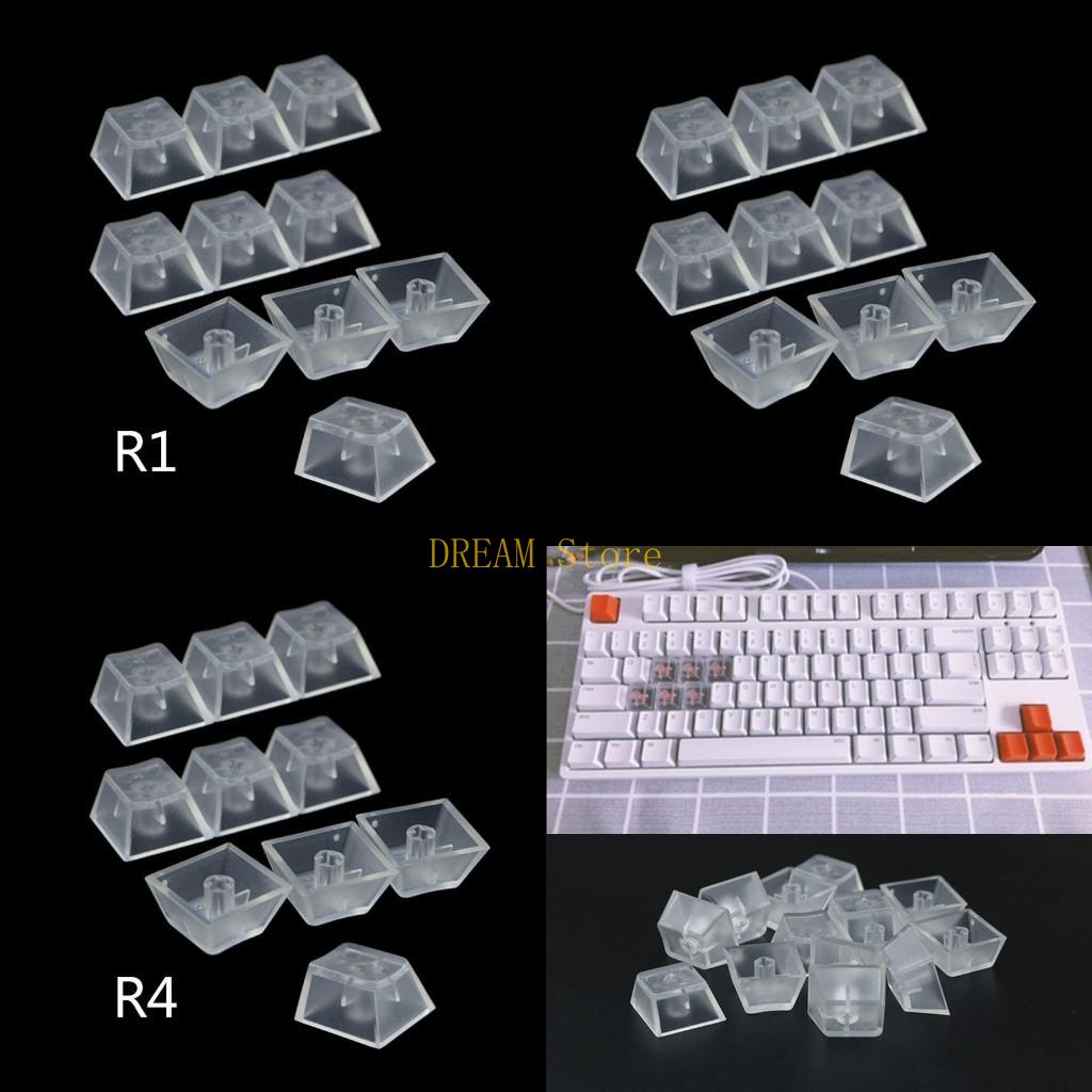 Gaming Keyboard Best - 10Pcs Transparent ABS Universal Key Caps