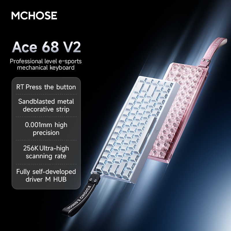 MCHOSE ACE68 V2 gaming keyboar - огляд і ціна Gaming Keyboard Expensive