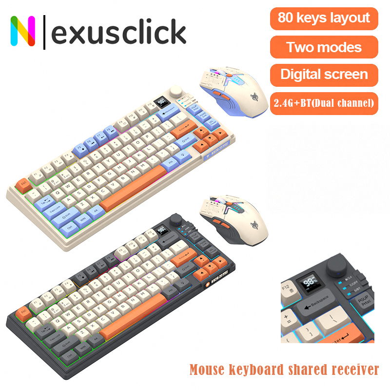 New Dual-Mode 80 Keys Wireless - огляд і ціна Gaming Keyboard Bluetooth