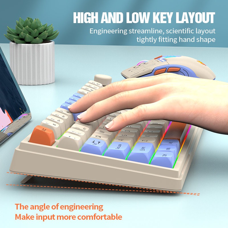 New Dual-Mode 80 Keys Wireless - огляд і ціна Gaming Keyboard Bluetooth