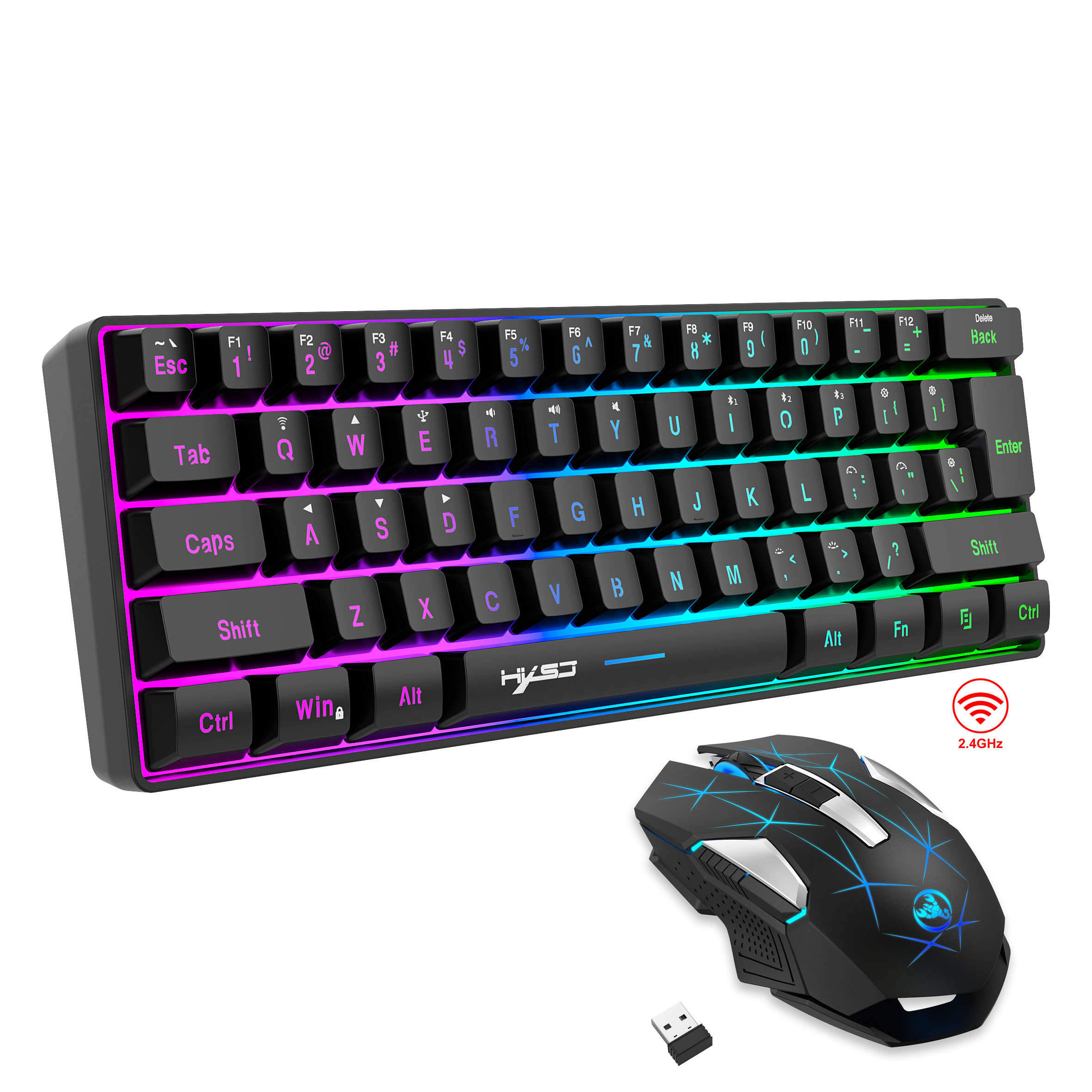 60% Wireless Gaming Keyboard a - огляд і ціна Gaming Keyboard That Is Quiet