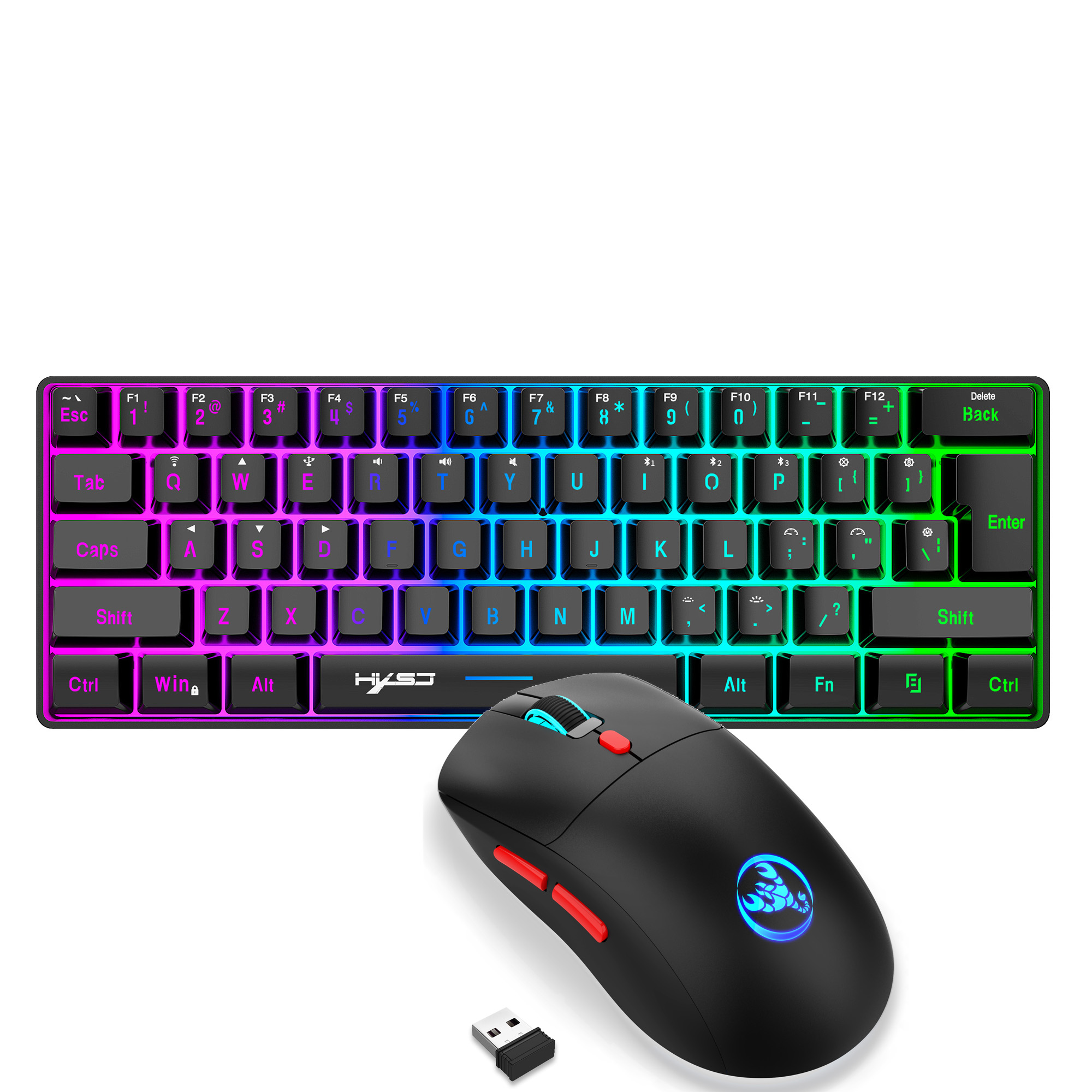 60% Wireless Gaming Keyboard a - огляд і ціна Gaming Keyboard That Is Quiet