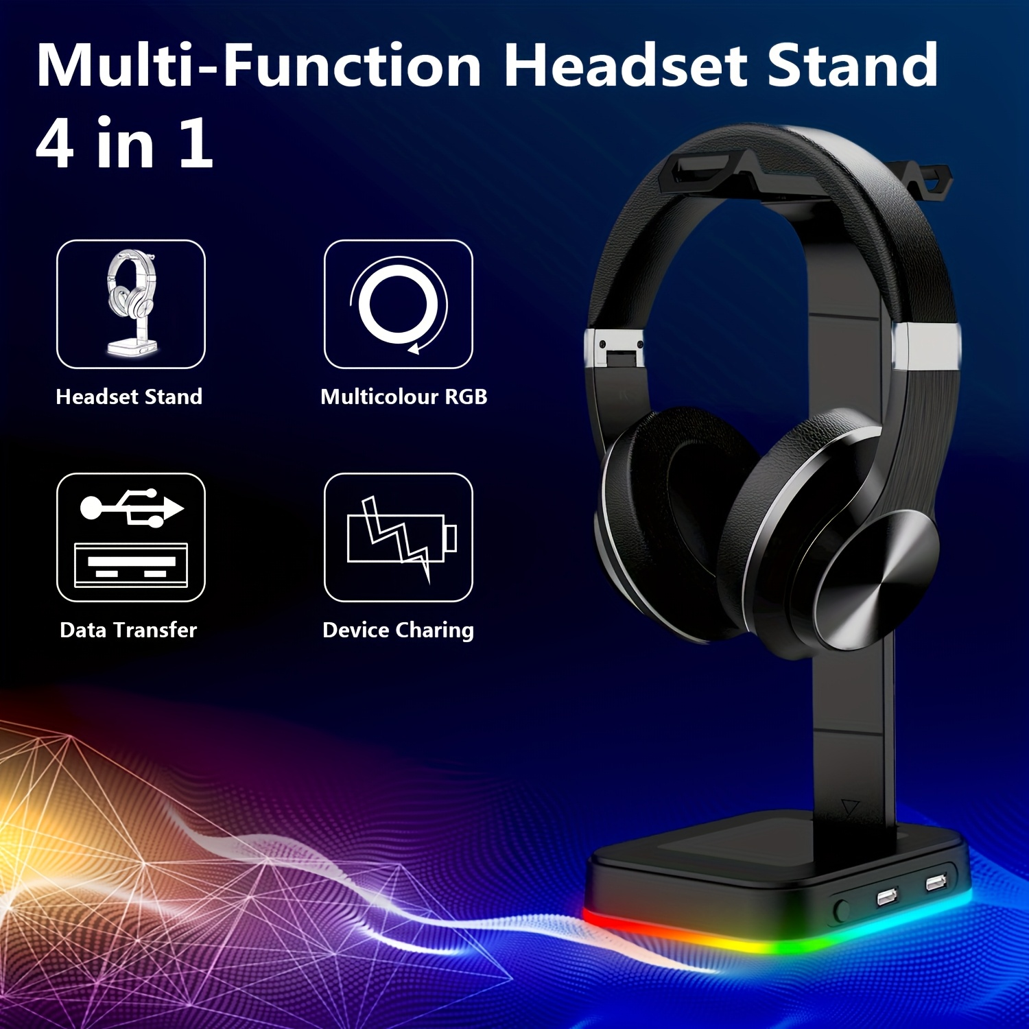 Gaming Headset Stand Adjustabl - огляд і ціна Gaming Keyboard Mouse