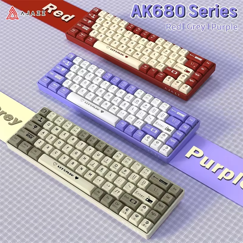 AJAZZ AK680 65% Wired Gaming M - огляд і ціна Gaming Keyboard Mini Mechanical