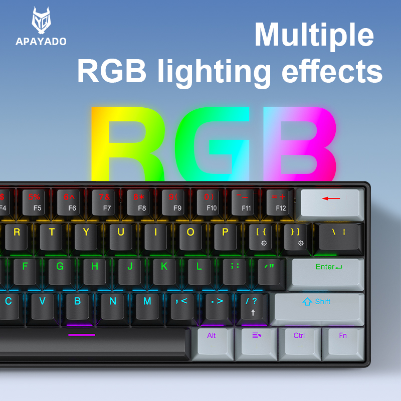 APAYADO K61 Mini Mechanical Ke - огляд і ціна Gaming Keyboard Mini Mechanical