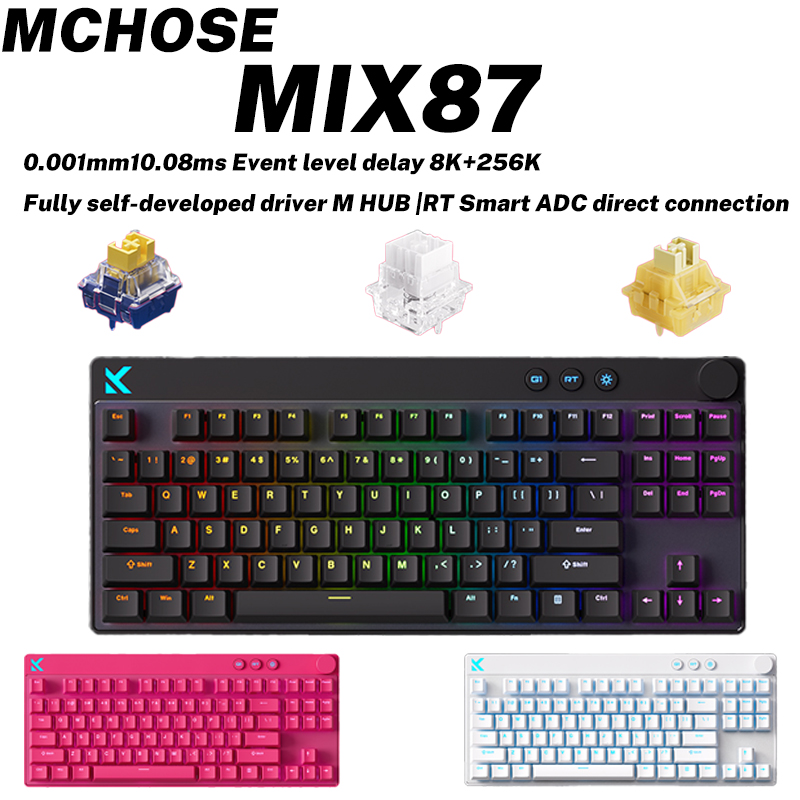 MCHOSE MIX87 Magnetic Swtich K - огляд і ціна Gaming Keyboard Expensive
