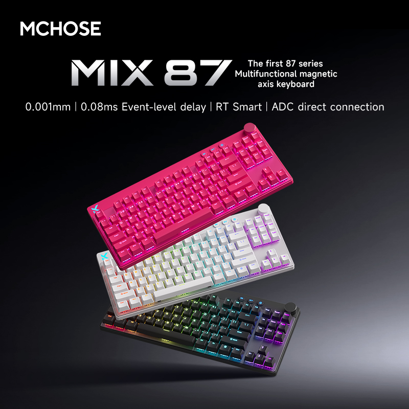MCHOSE MIX87 Magnetic Swtich K - огляд і ціна Gaming Keyboard Expensive