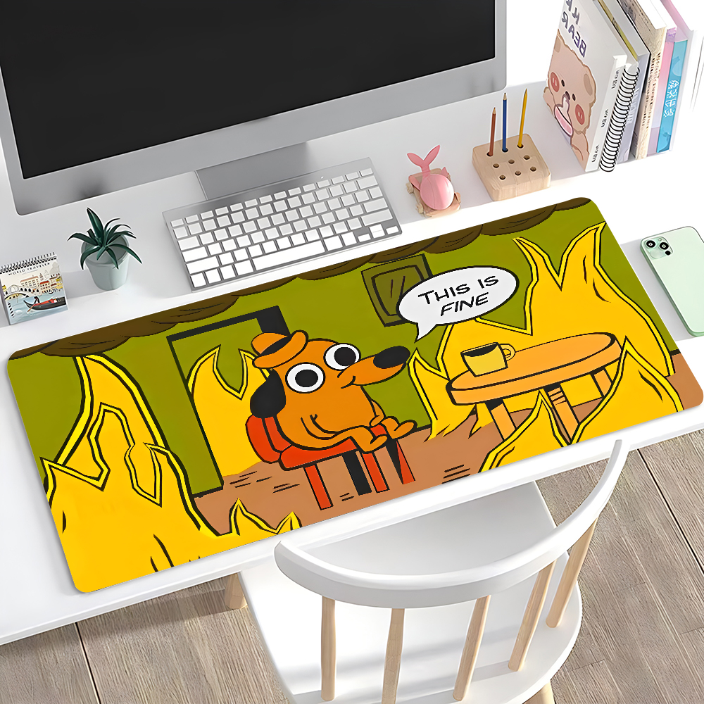 This Is Fine Dog Dachshund Mou - огляд і ціна Gaming Keyboard Mouse