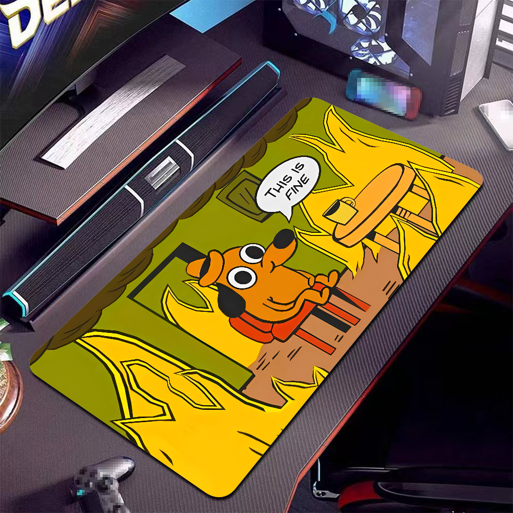 This Is Fine Dog Dachshund Mou - огляд і ціна Gaming Keyboard Mouse