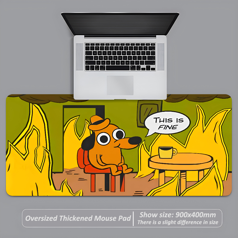This Is Fine Dog Dachshund Mou - огляд і ціна Gaming Keyboard Mouse