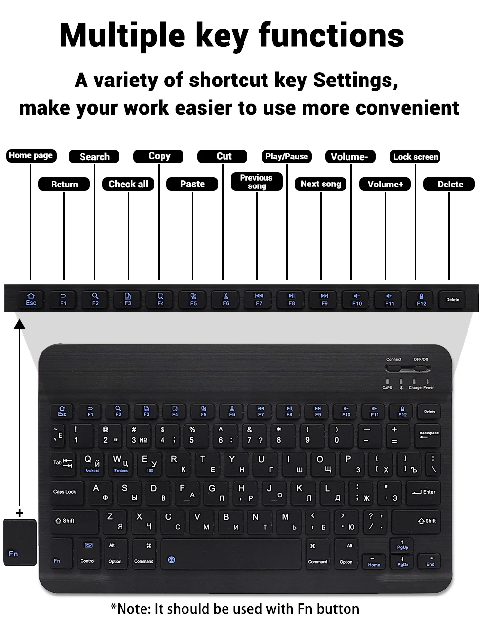 READ YYEAH RGB Backlit Bluetoo - огляд і ціна Gaming Keyboard Bluetooth