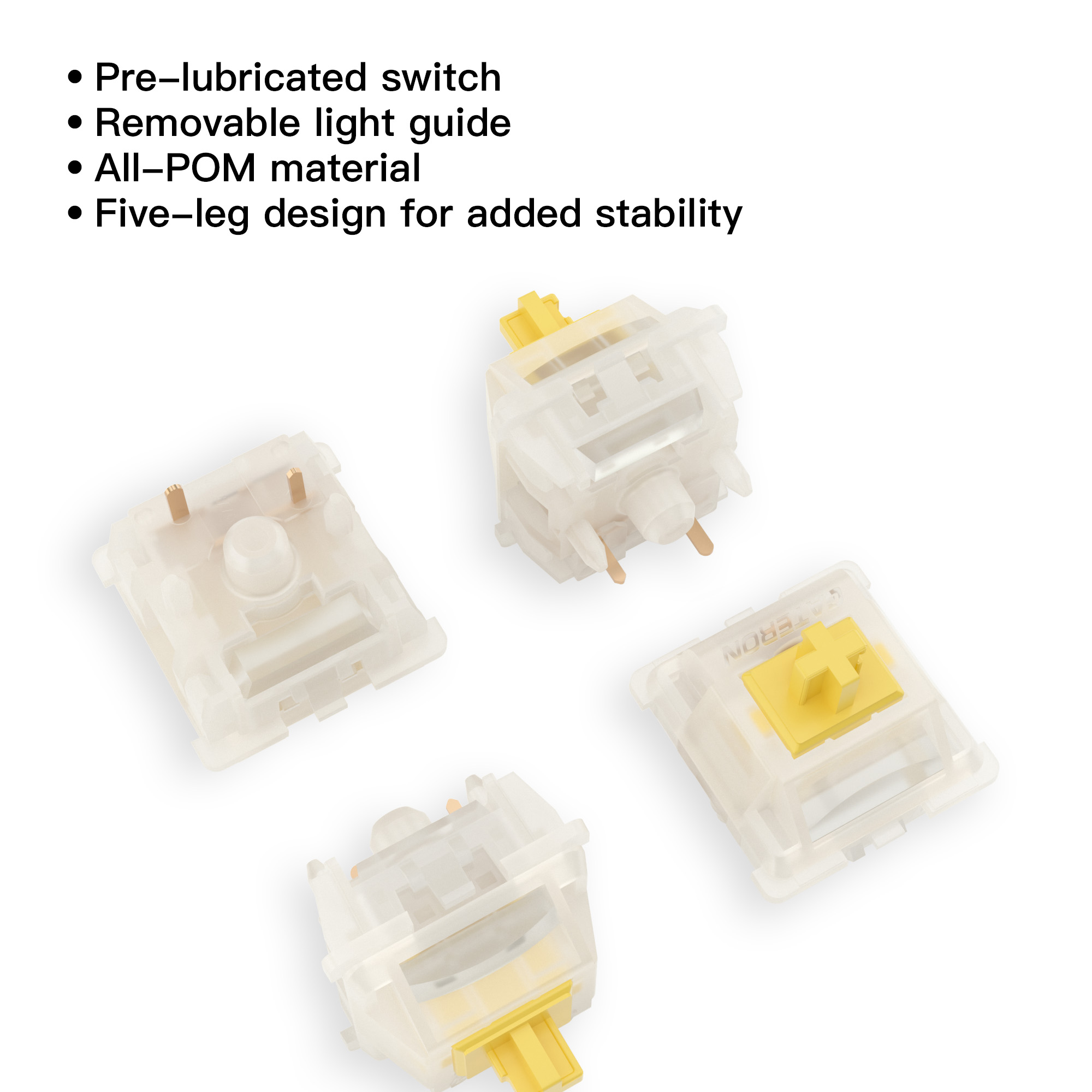 Gateron Milky Yellow Pro V3 Sw - огляд і ціна Keyboard Lube Kit