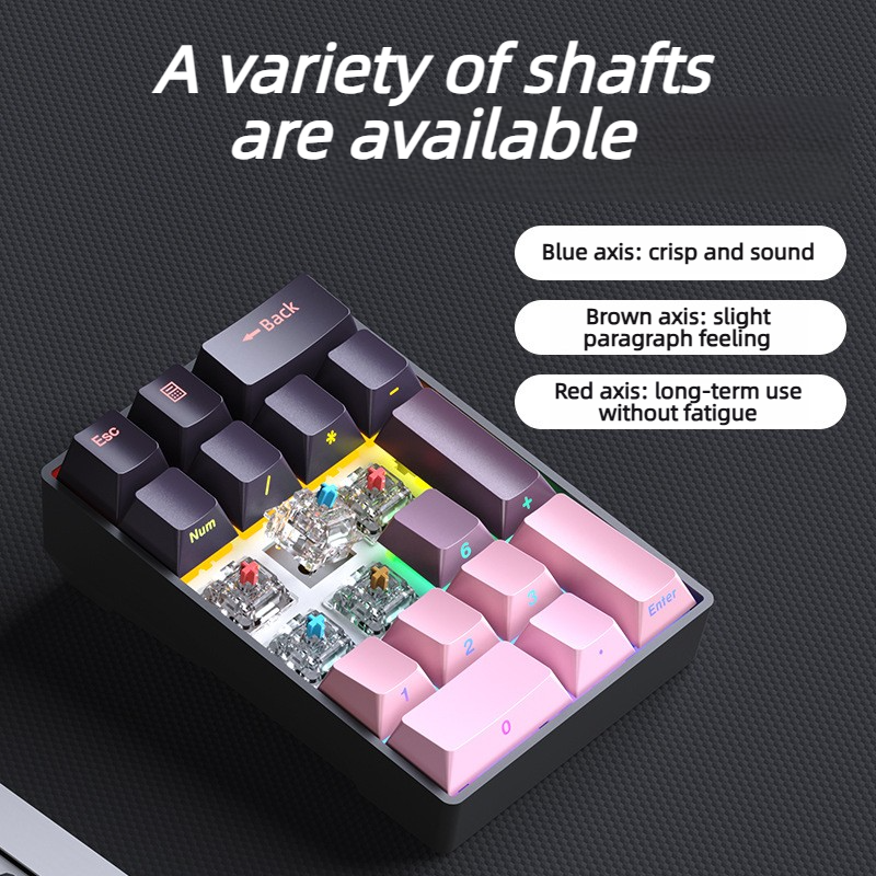 F20 20 Keys Pad Mechanical Num - огляд і ціна Gaming Keyboard Mini Mechanical
