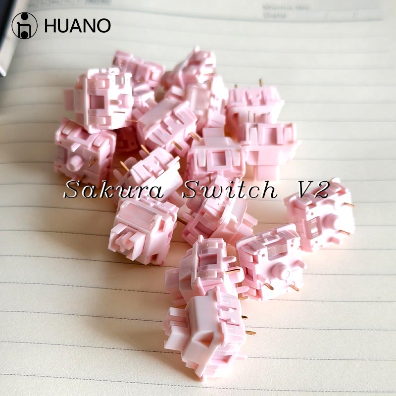 HUANO Sakura V2 Switch 5-Pins  - огляд і ціна Gaming Keyboard Mini Mechanical