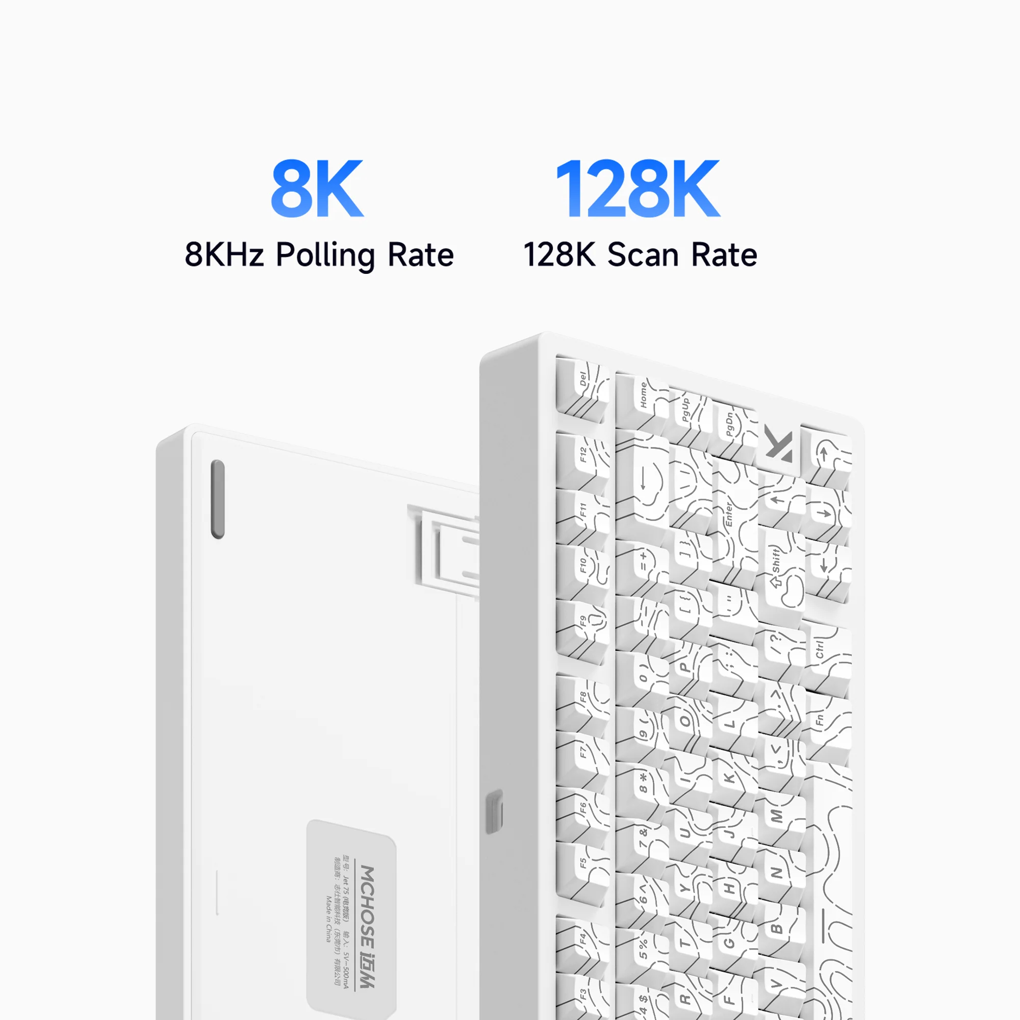 MCHOSE Jet 75 Magnetic Switch  - огляд і ціна Gaming Keyboard Hot Swappable