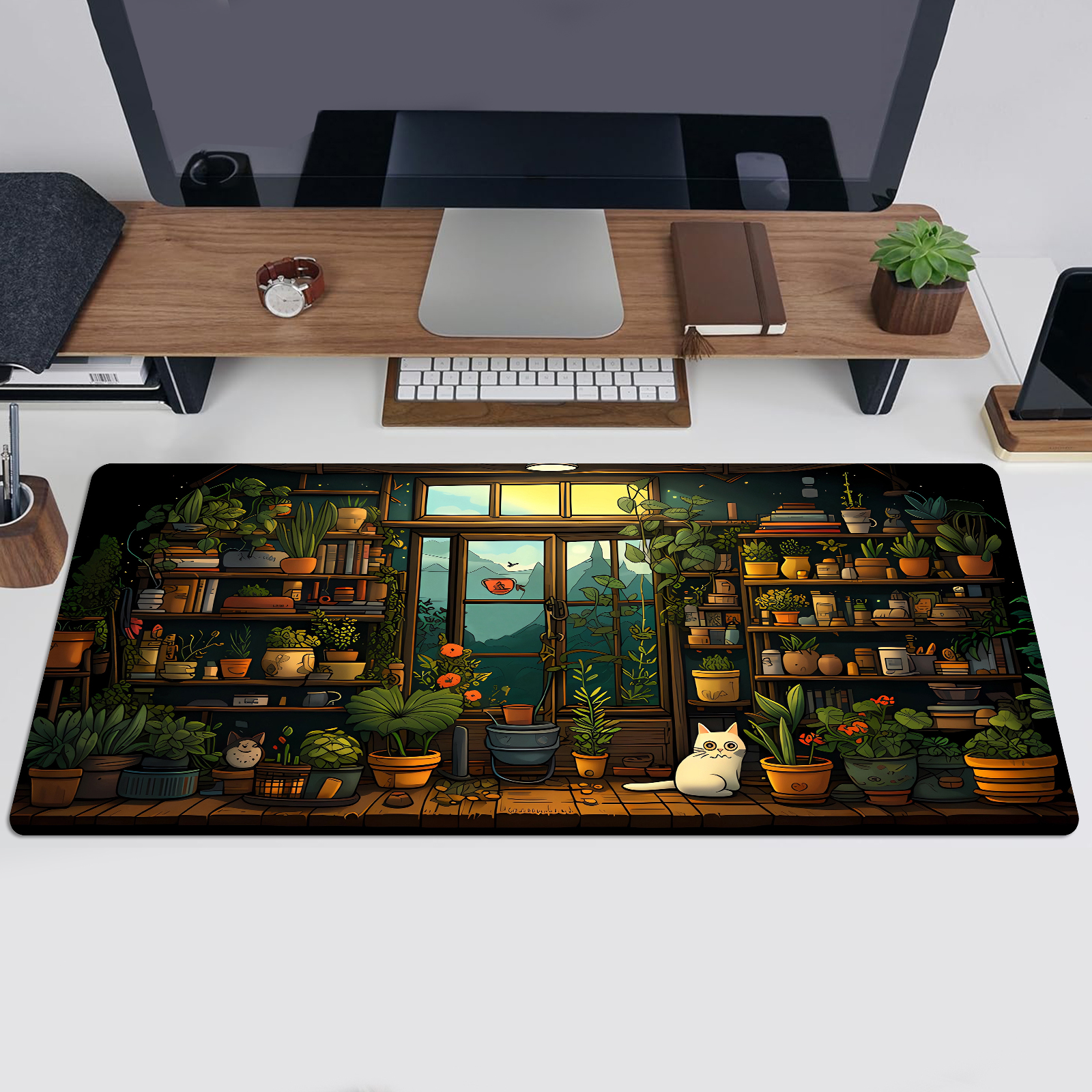 Cute Cat Mouse Pad Desk Pad Ka - огляд і ціна Gaming Keyboard Mouse
