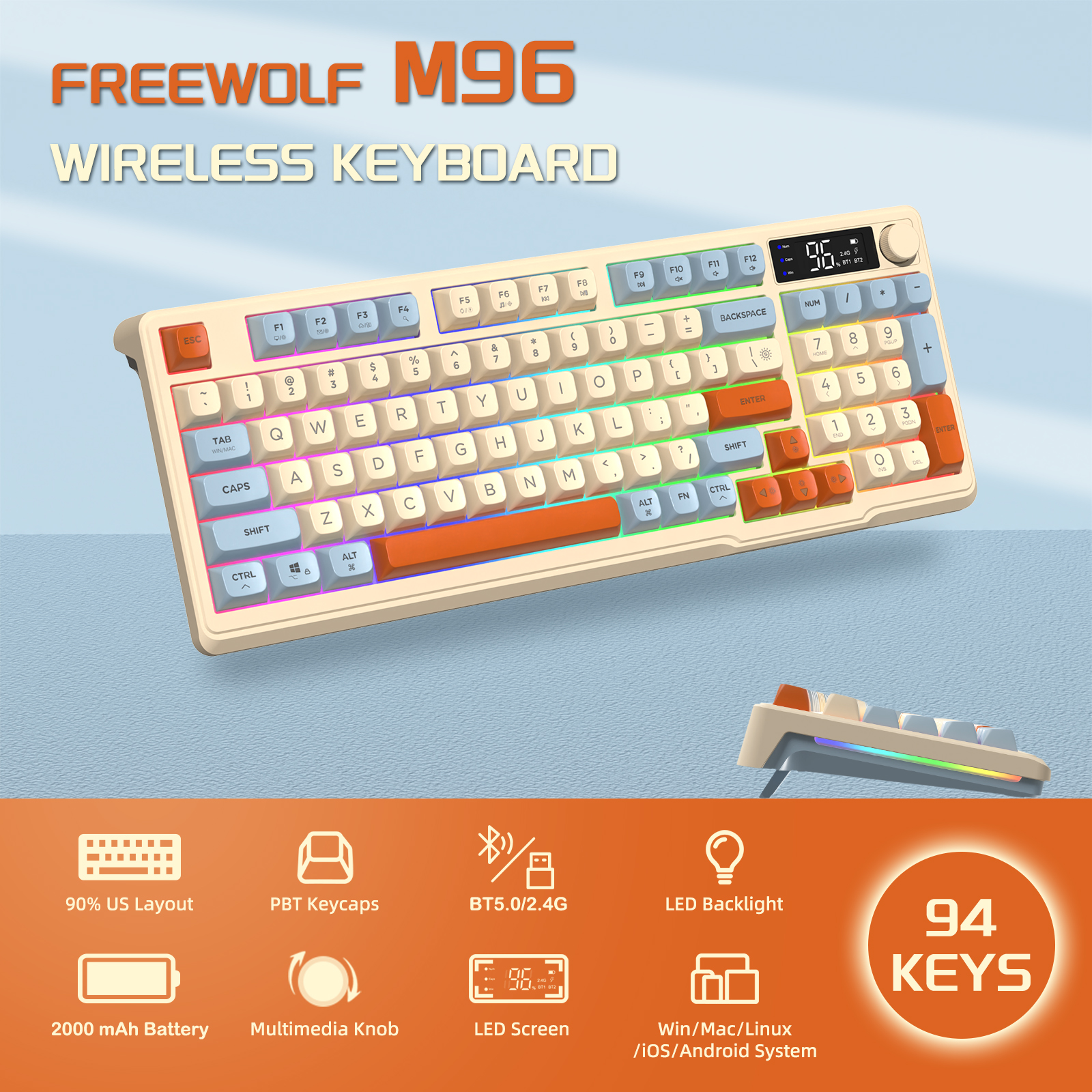 ZIYOU LANG Wireless Gaming Key - огляд і ціна Gaming Keyboard That Is Quiet