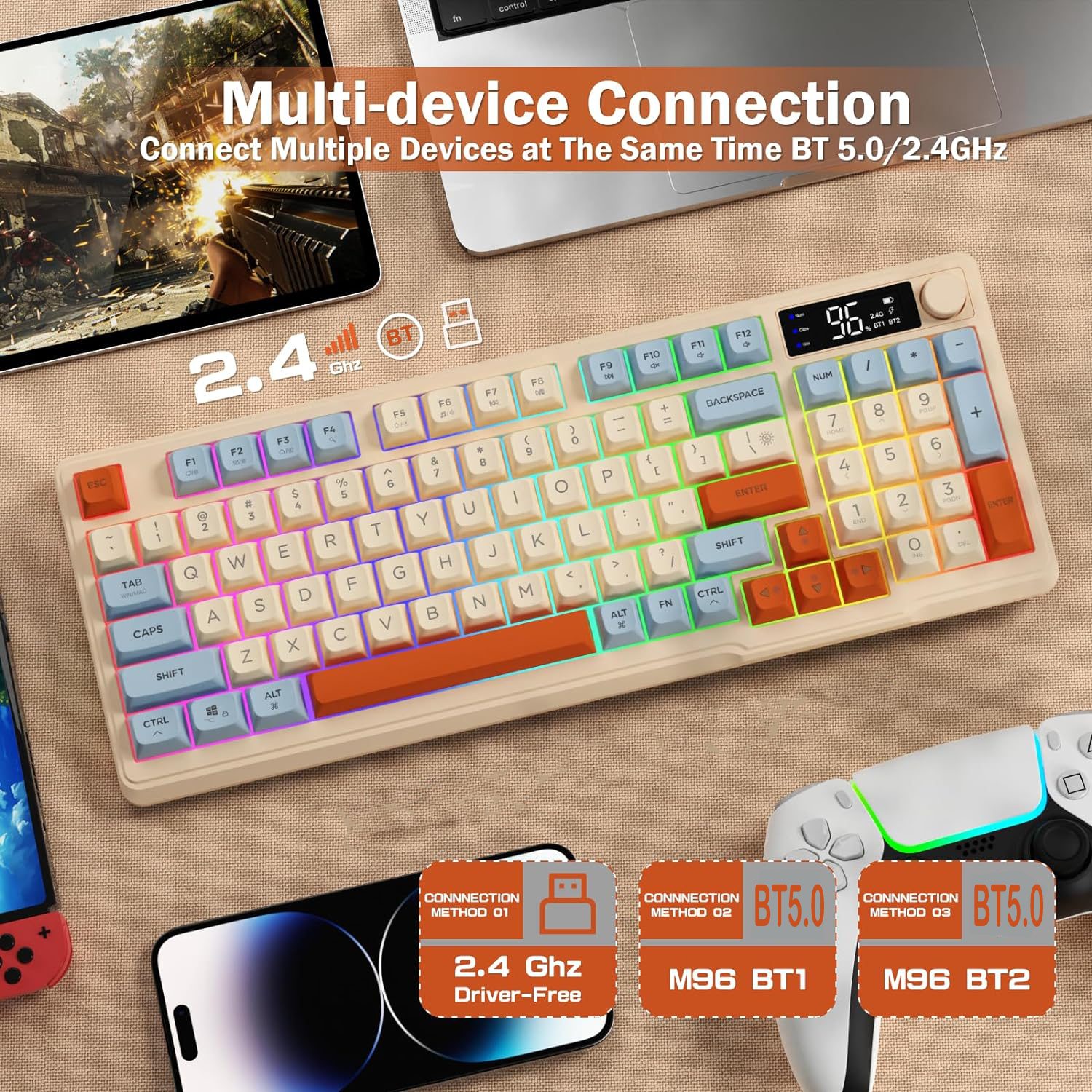 ZIYOU LANG Wireless Gaming Key - огляд і ціна Gaming Keyboard That Is Quiet