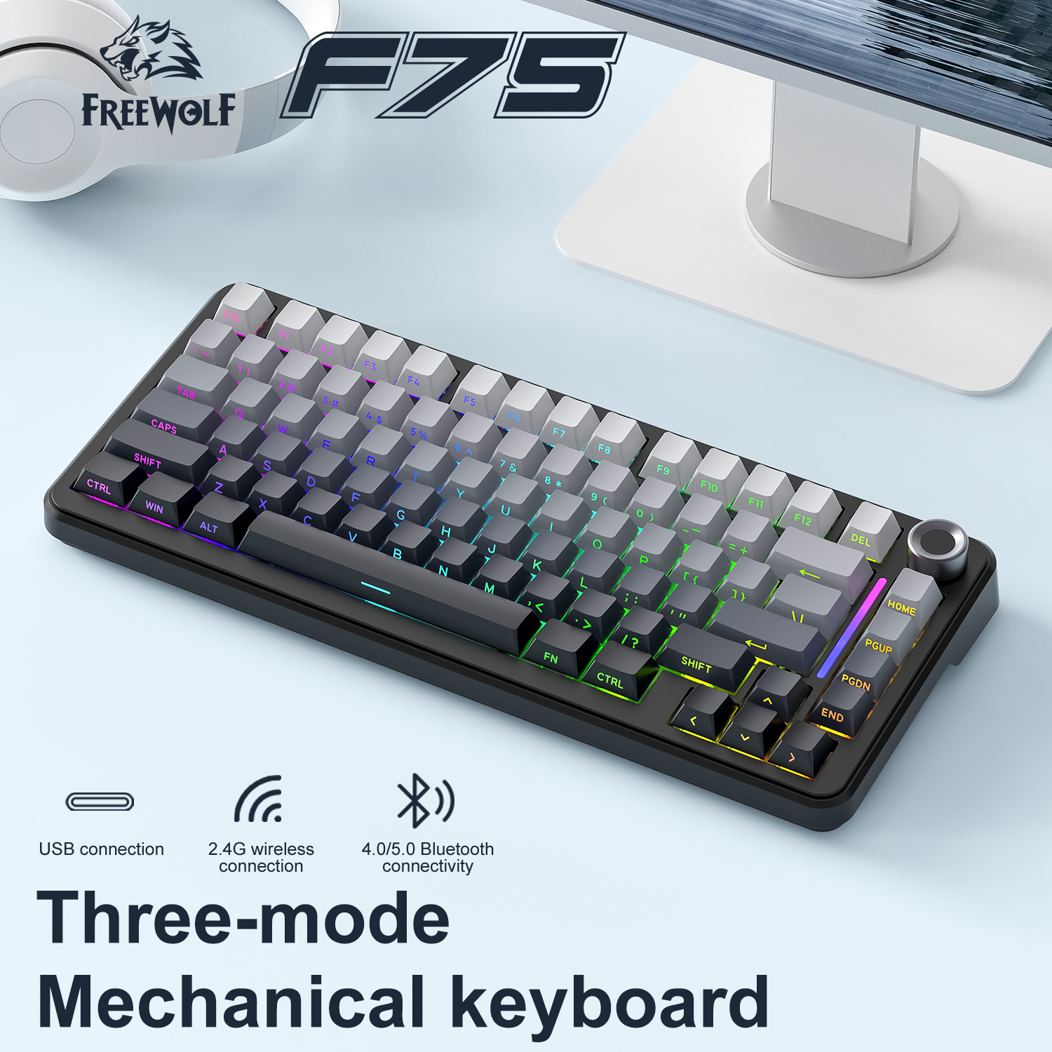 75% Hot Swap Gaming Keyboard W - огляд і ціна Gaming Keyboard Expensive