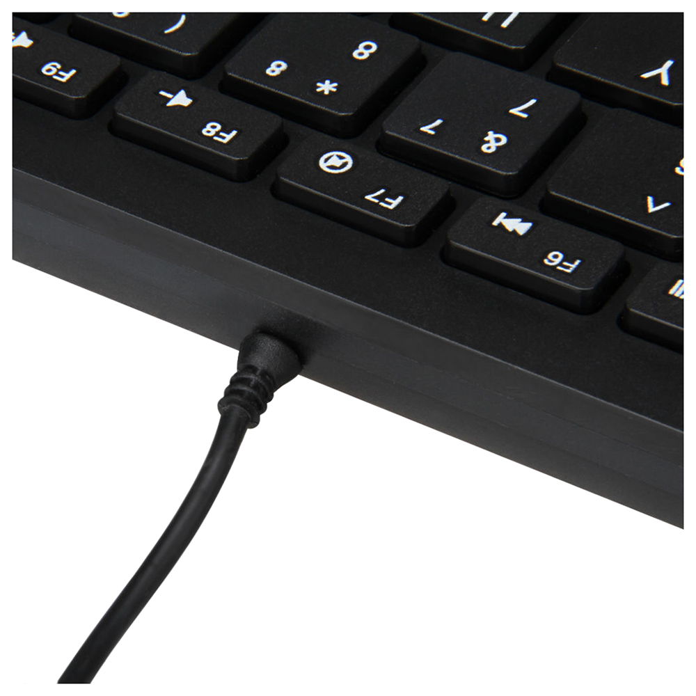 with Thai  Arabic  Russian Heb - огляд і ціна Gaming Keyboard That Is Quiet