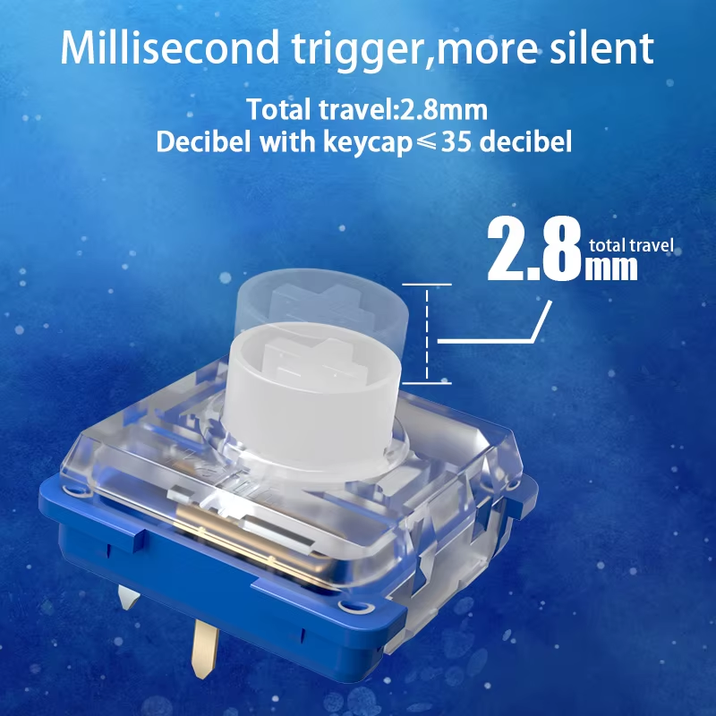 Kailh Deep Sea Silent Mini Hit - огляд і ціна Gaming Keyboard Mini Mechanical