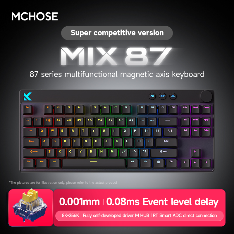 MCHOSE MIX87 Magnetic Axis Key - огляд і ціна Gaming Keyboard Expensive