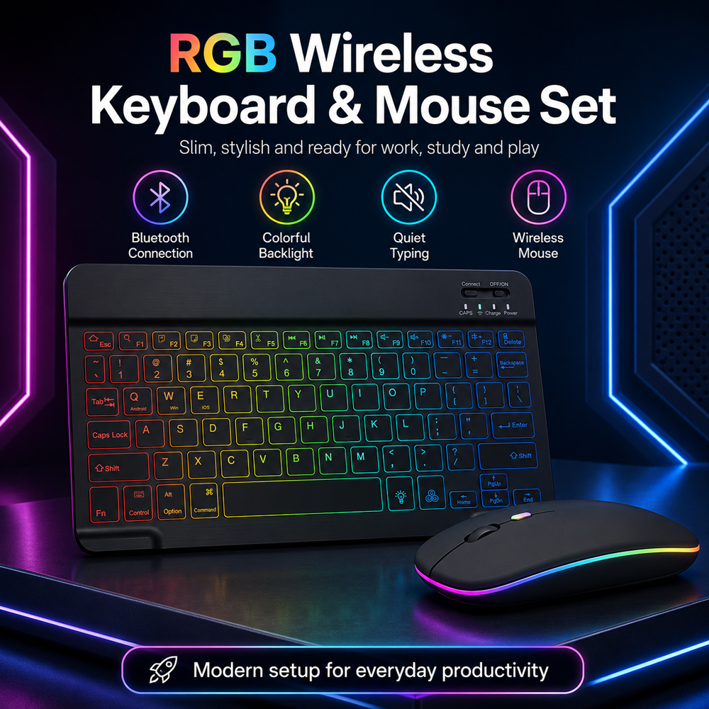 New Ultra Slim Portable 7 Colo - огляд і ціна Gaming Keyboard Backlit
