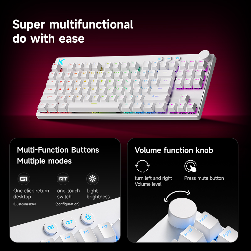 MCHOSE MIX87 Magnetic Switch M - огляд і ціна Gaming Keyboard Expensive