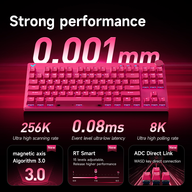 MCHOSE MIX87 Magnetic Switch M - огляд і ціна Gaming Keyboard Expensive