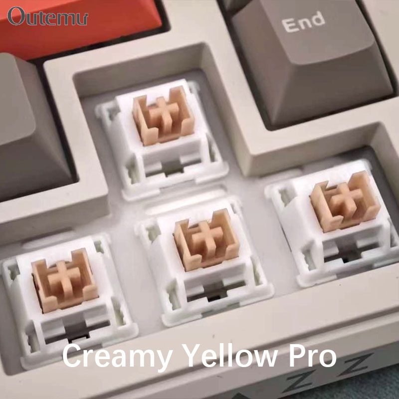 Outemu Cream Yellow Pro Switch - огляд і ціна Gaming Keyboard That Is Quiet