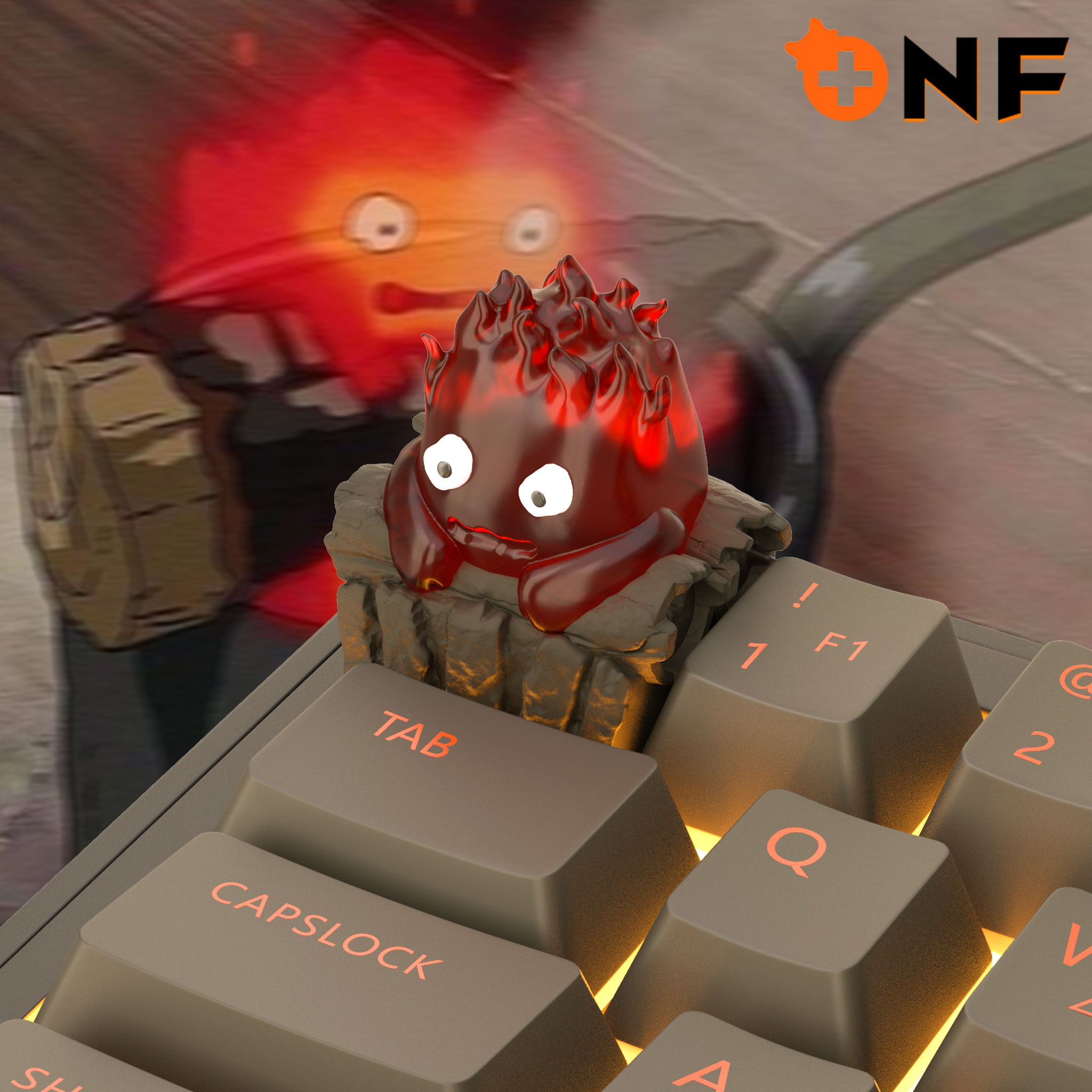 NF Keycap Calcifer Howls Movin - огляд і ціна Gaming Keyboard Backlit