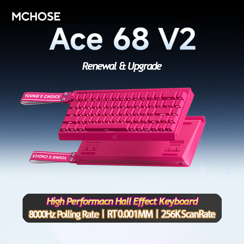 MCHOSE Ace 68 Hall Effect Magn - огляд і ціна Gaming Keyboard Expensive