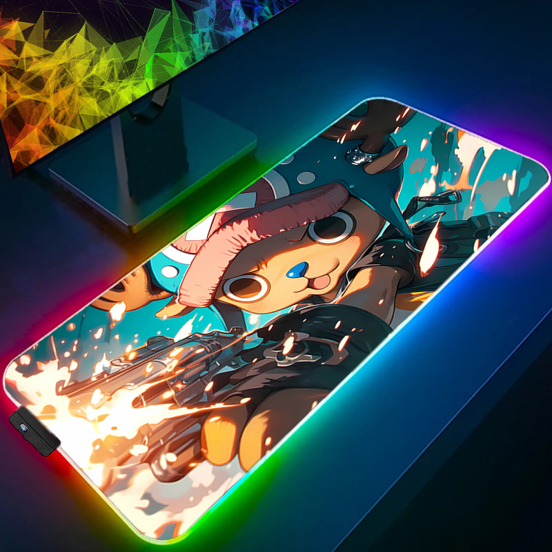 RGB Mouse Pad one piece Tony T - огляд і ціна Gaming Keyboard Backlit
