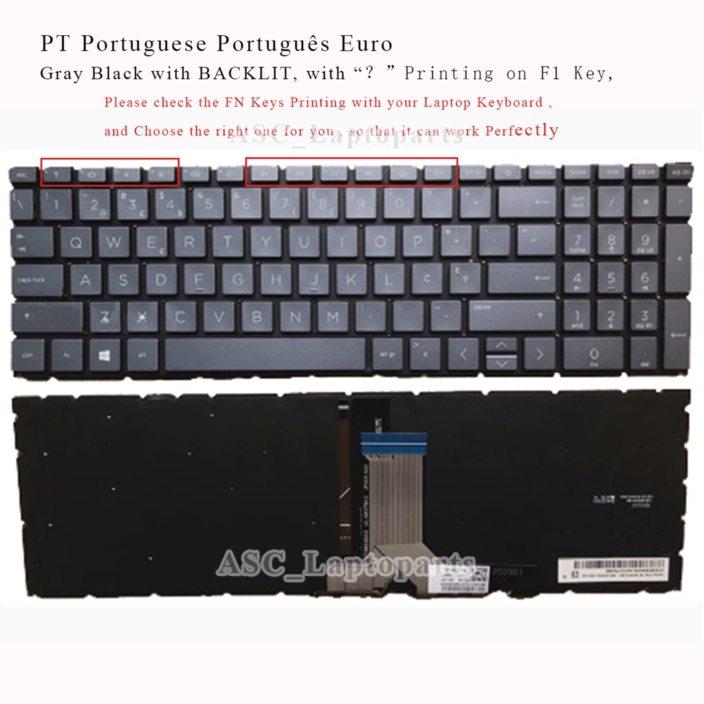 New Portuguese PT Keyboard for - огляд і ціна Gaming Keyboard Hp