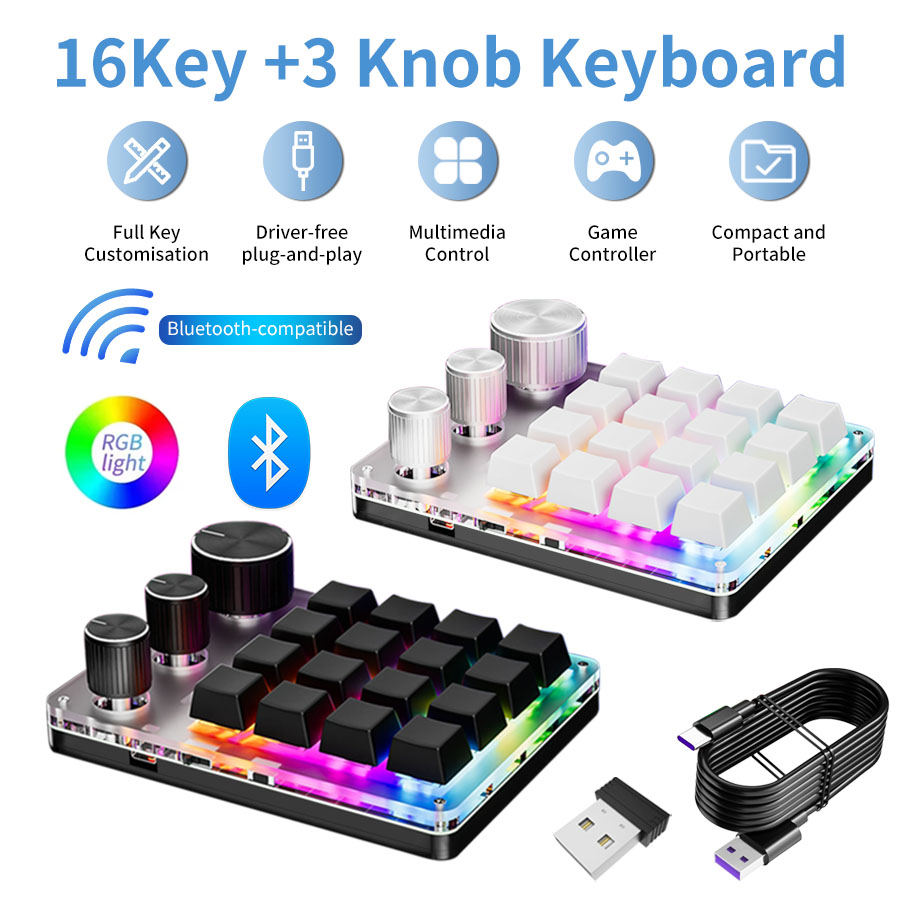Wireless Bluetooth Programming - огляд і ціна Gaming Keyboard Mini Mechanical