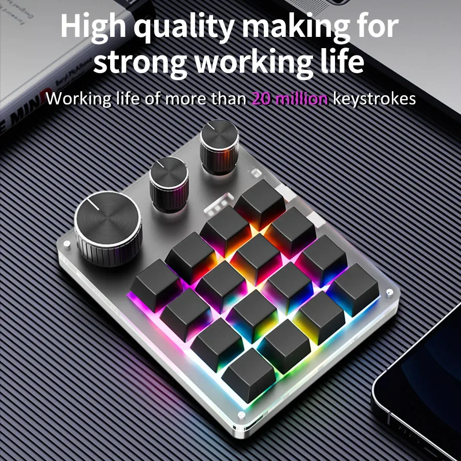 Wireless Bluetooth Programming - огляд і ціна Gaming Keyboard Mini Mechanical