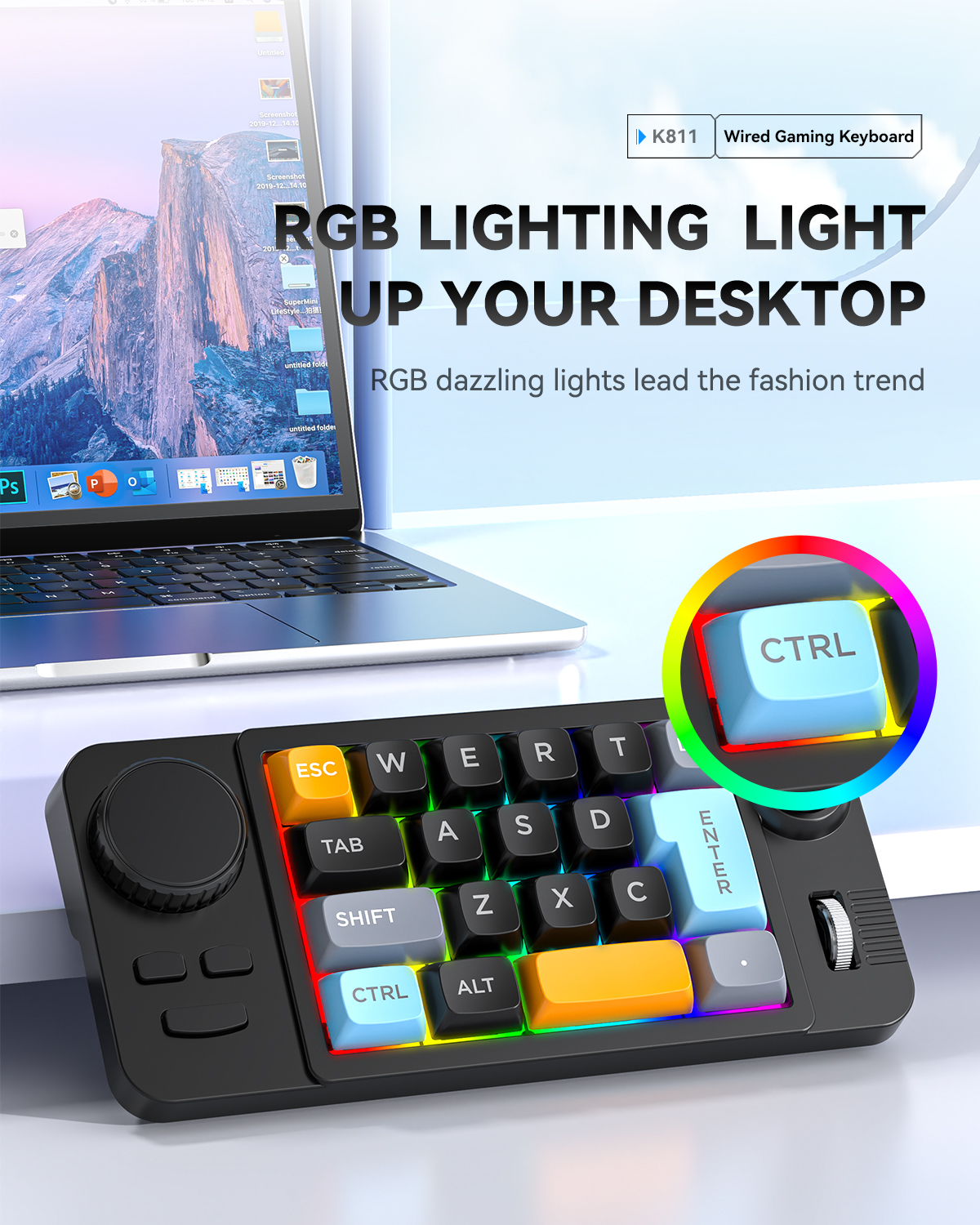 RGB Hot Swap Wired Mechanical  - огляд і ціна Gaming Keyboard Hot Swappable