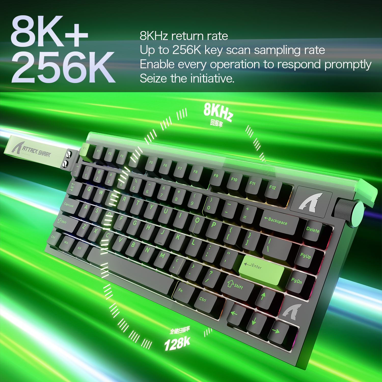 ATTACK SHARK R85 HE Wired 8KHz - огляд і ціна Gaming Keyboard Expensive