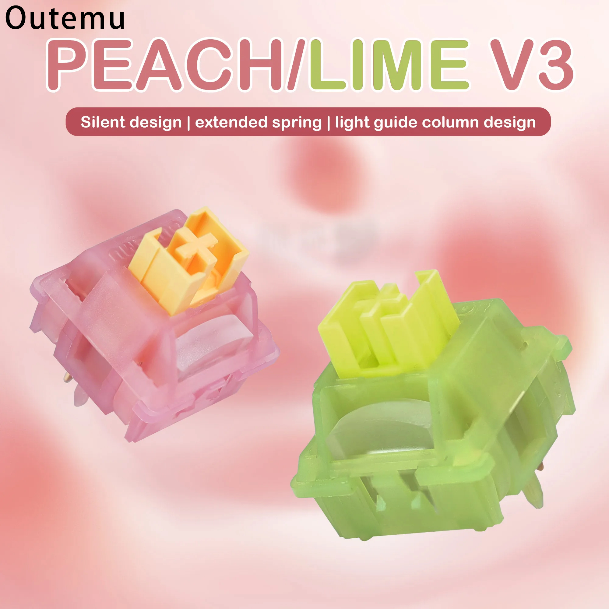 Outemu Silent Peach V3 Switch  - огляд і ціна Keyboard Lube Kit