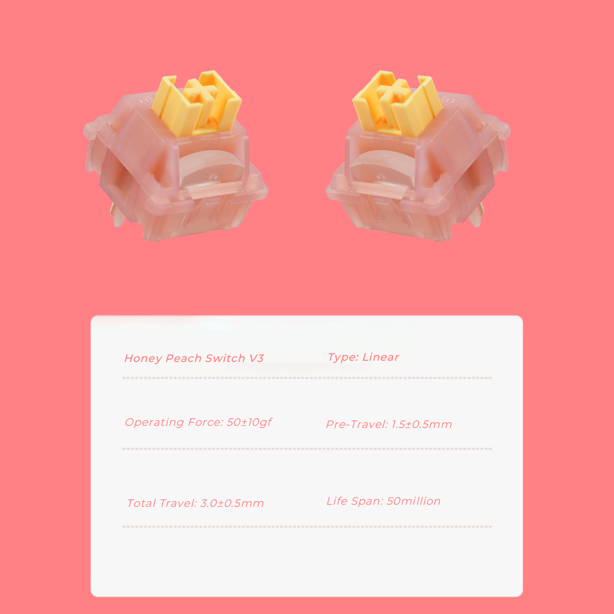 Outemu Silent Peach V3 Switch  - огляд і ціна Keyboard Lube Kit
