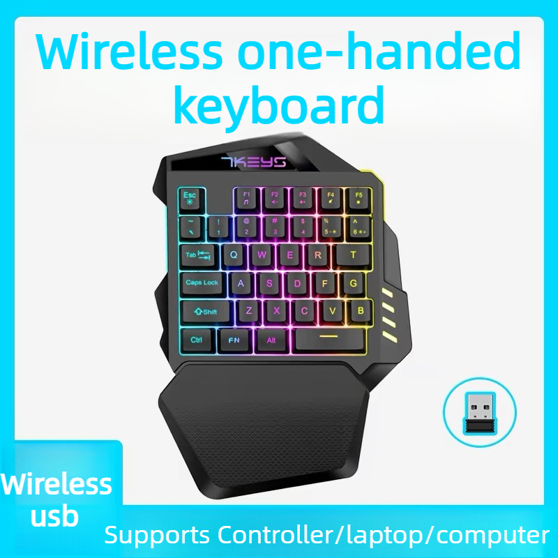 Gamwing RGB Backlit One Handed - огляд і ціна Gaming Keyboard Half