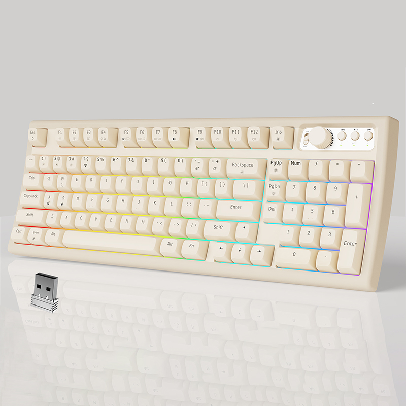 EWEADN V97 Cute Creamy Keyboar - огляд і ціна Gaming Keyboard That Is Quiet