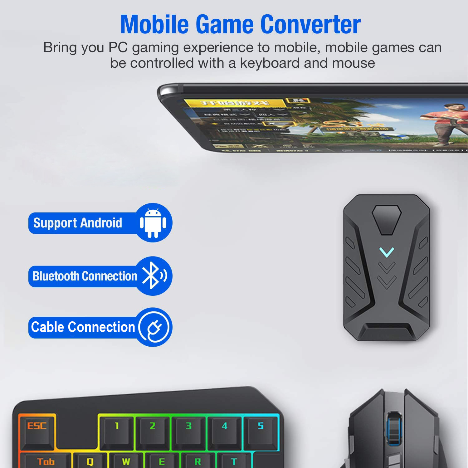 Mobile Games Converter Gaming  - огляд і ціна Gaming Keyboard Bluetooth