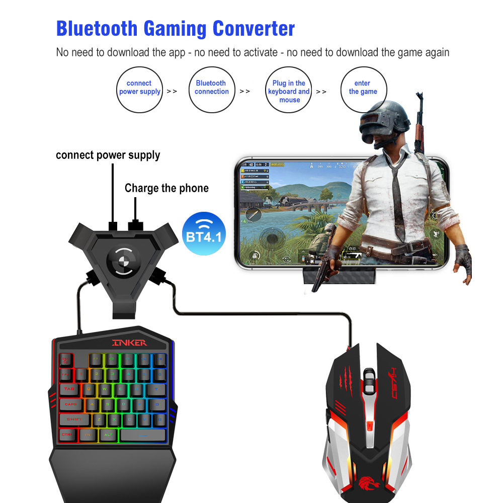 35-key film colorful one-hande - огляд і ціна Gaming Keyboard Half