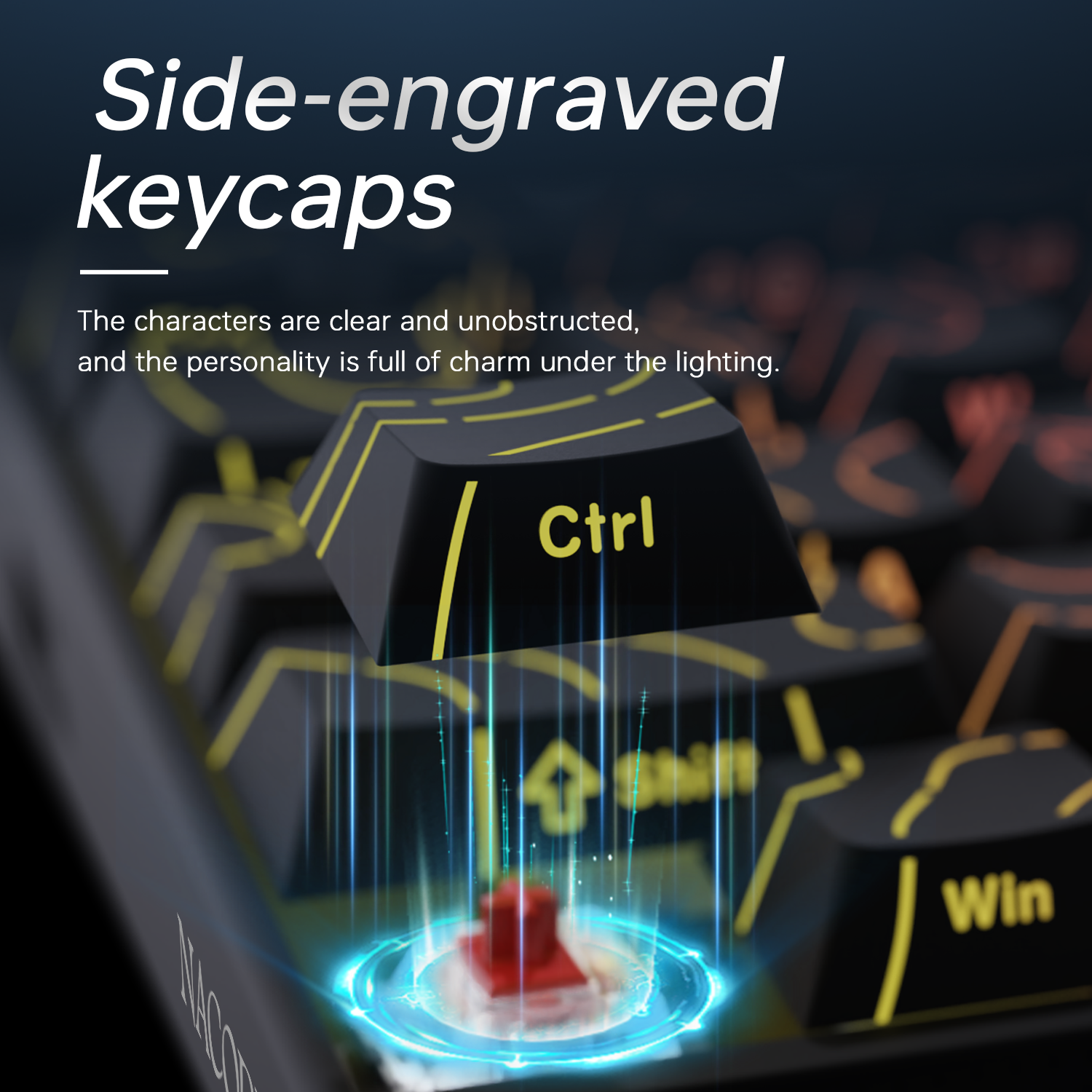 New Ajazz Nacodex Nk68 Mechani - огляд і ціна Gaming Keyboard Half