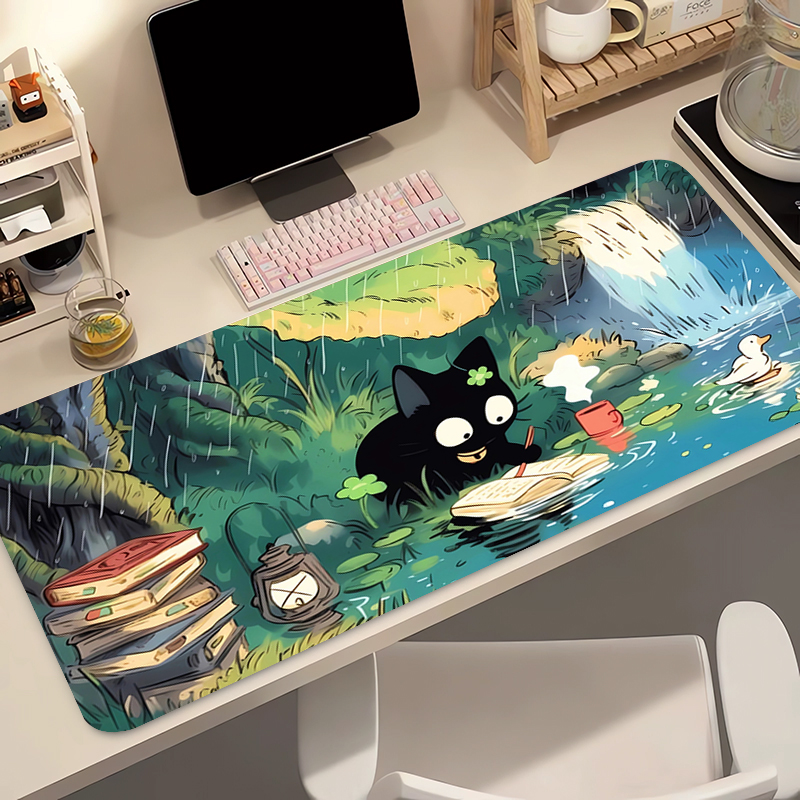 Kawaii Black Cat Silicone Soft - огляд і ціна Gaming Keyboard Mouse